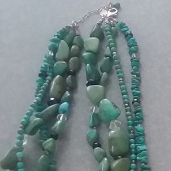 Silpada Sterling Silver Turquoise Necklace - Picture 2 of 2